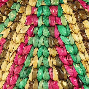 彩色拉坦的剪贴结构使用背景编织篮子蓝色国家木头乡村食物甘蔗纤维稻草图片