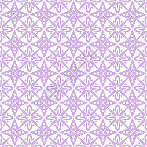 无缝裁缝花类模式紫色墙纸叶子装饰绘画创造力插图条纹白色图片