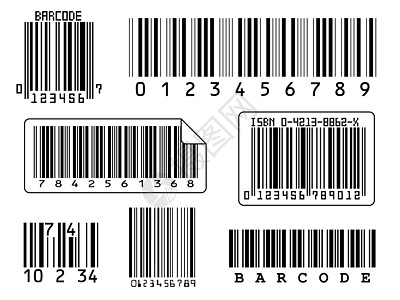 条码阅读黑与白数据扫描价格标签酒吧代码销售编码背景图片
