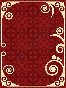 装饰植物背景墙纸民间创造力传统艺术邮票装饰品风格插图卷曲图片