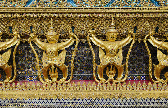 皇宫殿的圣殿细节艺术佛教徒情调寺庙宗教雕像异国神社数字传统图片