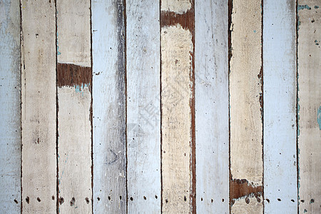 旧木木背景控制板材料栅栏损害木材蓝色裂纹风化裂缝古董图片