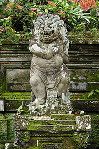 宗教人物雕像上帝花园传统数字背景图片