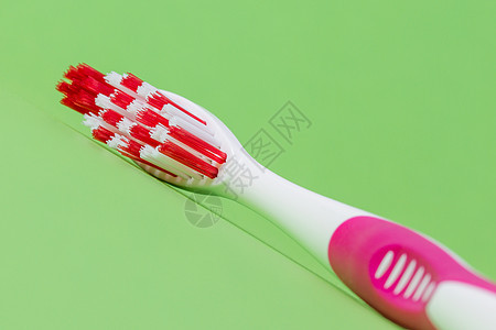 粉红色牙刷保健卫生牙医药品宏观微笑洗手间牙膏牙科凝胶图片