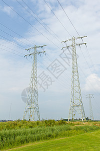 电源传输塔线路太阳邮政能源电缆电压网格供应高压变压器图片