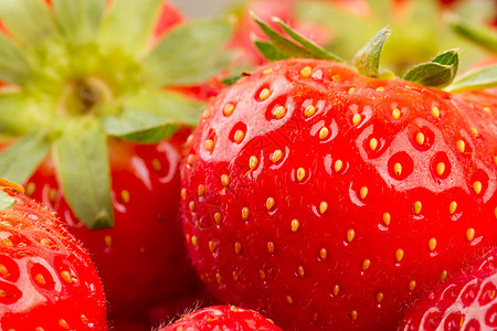 新鲜草莓沙拉食物小吃生态浆果饮食市场甜点宏观种子图片