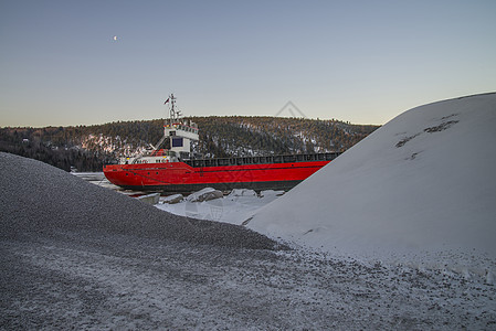 Bakke 航运港口和储存起重机材料运输岩石碎石货物货运码头贸易大部分图片