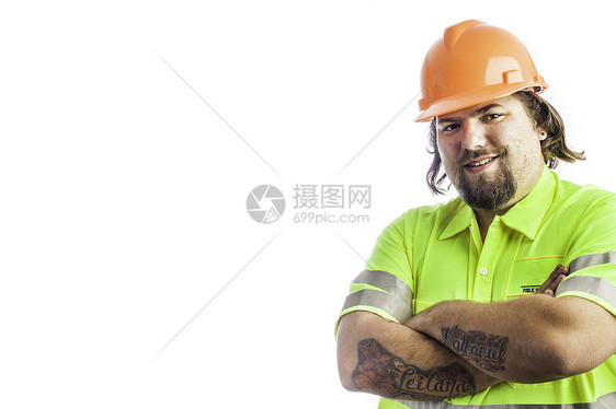 建筑工人衣服警卫知名度男人安全头盔工人建设者交通班级图片