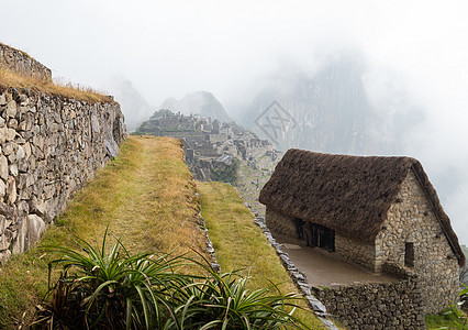 秘鲁库斯科地区的村庄建筑梯田建筑学建筑物旅游踪迹遗产地标废墟图片