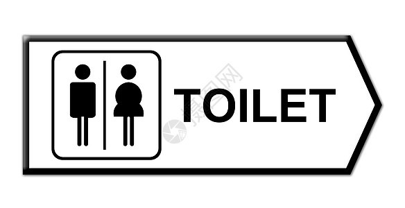 白色上的厕所标志民众夫妻房间小便绅士男性卫生蓝色卫生间插图图片