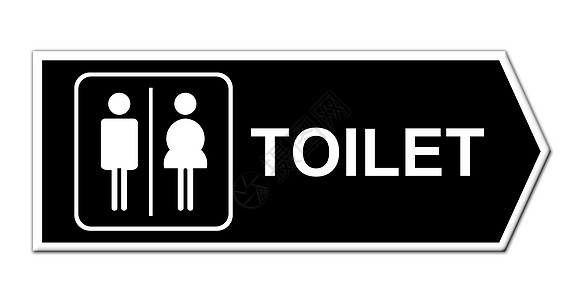 白色上的厕所标志标签男性绅士蓝色房间洗手间女孩卫生间卫生女性图片