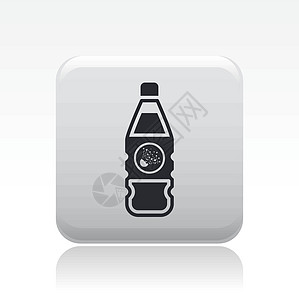 孤立危险瓶装图标的矢量插图爆炸性风险爆炸性地液体瓶子粉末图片