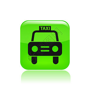 孤立出租车图标矢量插图车辆陪伴运输司机服务背景图片