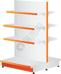 商业悬架零售家具货架办公室销售量插图背景图片