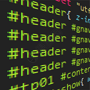 CSS和 HTML 代码关键词文档编程宏观格式屏幕编码文本标签样式图片