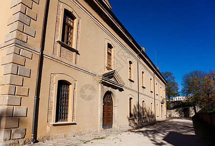 西班牙纳瓦拉潘普洛纳宫内旅行历史遗产建筑学建筑堡垒旅游石头历史性晴天图片