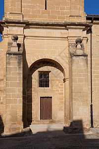 西班牙拉里奥亚萨扎拉萨扎拉教堂宗教旅游地方入口晴天建筑学村庄色彩石头旅行图片