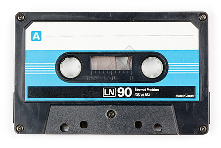 音频磁带发烧友蓝色立体声袖珍卷轴黑色电子音乐音响回忆图片