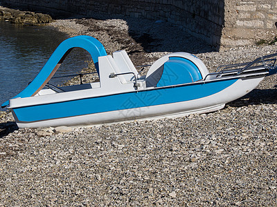 踏板船棕榈勘探巡航海岸线漂浮游客海滩蓝色闲暇热带图片