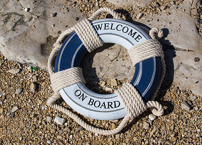 安全带海浪腰带情况警卫浮标戒指橙子橡皮海滩生存图片