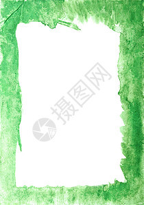 绿色绿水彩色背景框架图片