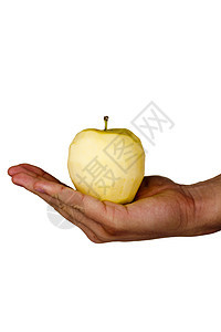 黄金美味苹果剪裁甜点食物营养小吃水果产品美食图片