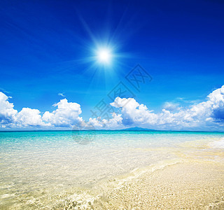 海 海热带海景蓝色旅行海岸太阳支撑阳光冲浪海浪图片