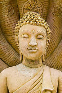 古老的石佛雕像寺庙旅游佛塔佛教徒地标游客宗教金子建筑学城市图片