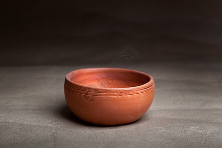 软粘土锅 碗艺术戒指壤土陶器陶瓷工匠红色工艺品灰色地球图片