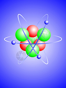 电子化学品锂原子的矢量插图插画