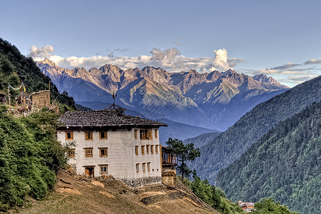 藏藏之家 背景有山图片