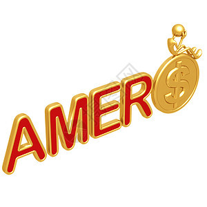 Amero 担心计算机秩序贸易卡通片银行业推介会插图商业传奇金子图片