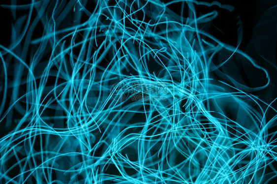 光线模糊射线荧光金属旋风光束活力辐射光环通电蓝色图片