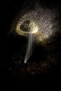 黑暗隧道通风井瓦砾铁路光绘建筑学图片