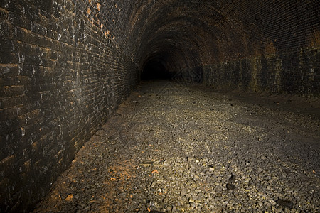 深地下地下铁路隧道黑暗光绘建筑学背景图片