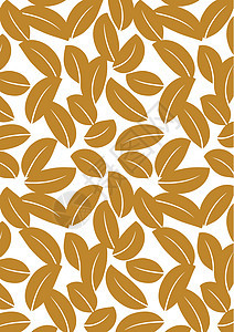 秋叶形态织物叶子纺织品风格创造力装饰植被季节棕色插图图片