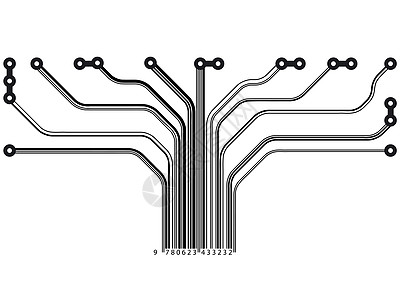 微芯片条码电路板电路软件插图网格店铺数据电脑钥匙工程图片