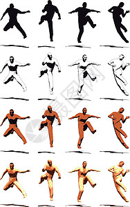 跳越器爵士乐派对健身房竞赛身体艺术音乐漫画主义舞蹈图片