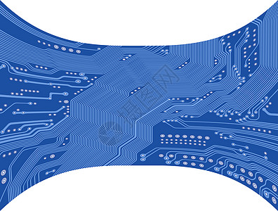 印刷电路电子高科技硬件概念母板宏观科学蓝色背景电子产品图片