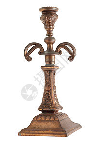 古董烛台装饰持有者黄铜传统烛光艺术手工金属材料质量图片