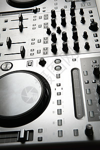 dj 混音器控制光盘迪厅派对体积立体声乐趣纽扣音乐频道图片