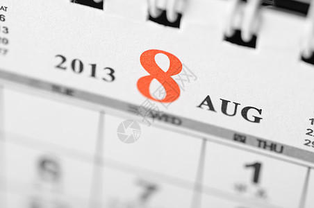 2013年8月日历文档日记调度杂志工作组织台历程序日程贴纸图片