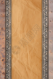 木框上的旧风格复古纸 准备接听您的留言图片