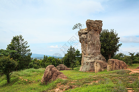 单体岩石世界花岗岩旅游废墟遗产宗教历史性农村游客图片