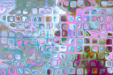 抽象背景插图紫色蓝色立方体创造力马赛克黑色白色长方形正方形图片