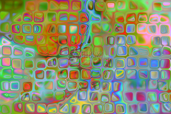 抽象背景马赛克风格艺术插图墙纸立方体紫色创造力红色正方形图片