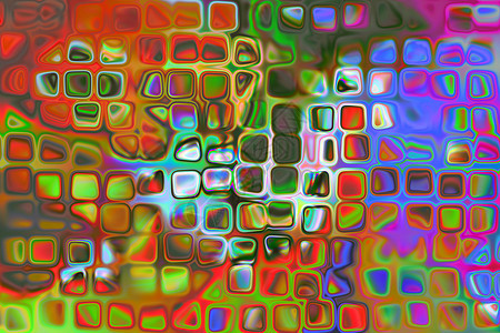 抽象背景立方体红色马赛克艺术长方形风格墙纸创造力装饰蓝色图片