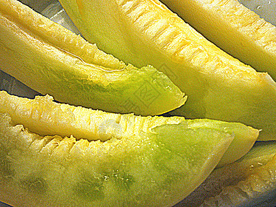 瓜片HDR水果宏观食物甜瓜种子热带皮肤蔬菜活力美食图片