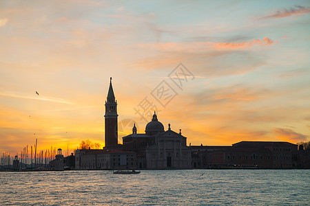 威尼斯圣焦雷马焦雷大教堂运河建筑学航海城市历史教会旅行地标血管大教堂图片