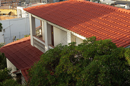 红屋屋顶图片